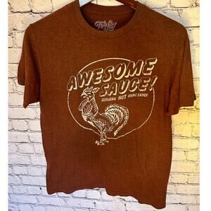 Unisex Awesome Sauce Sriracha Hot Chili Sauce T-Shirt size Medium